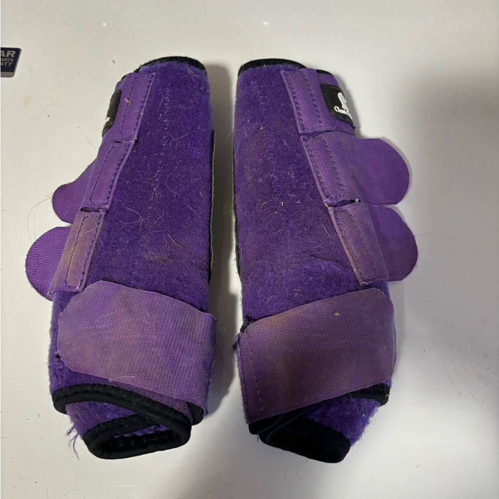 Classic equine splint boots medium